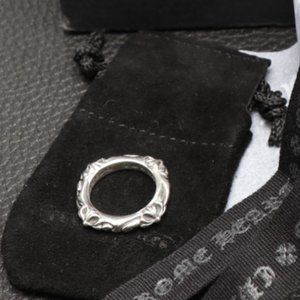 Chrome Hearts Four Corner Ring With Pack Box